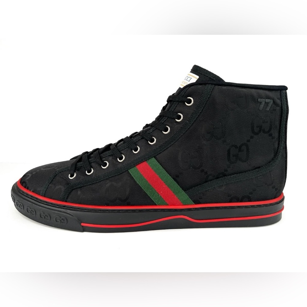 Gucci Tennis 1977 Off The Grid High To Monogram Sneakers UK 12 - US 12.5 - EU 46 - Picture 8 of 10